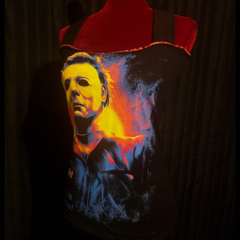 Michael myers Halloween halter top.